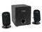 Bocinas Vorago Black Bass 2.1 con Subwoofer, 120 Watts PMPO