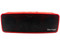 Bocina portátil recargable Vorago BSP-100-V2, Bluetooth, 3.5mm. Color Rojo.