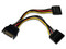 Cable divisor de alimentación SATA Brobotix de 15 cm.