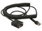 Cable RS232 para lector HSM, conector DB9 hembra, 3m, coiled, 5V ext. con opción Pin 9.