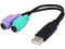 Convertidor Manhattan PS/2 dual a USB. 22 cm            