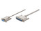 Cable Serial Manhattan de DB9 a DB25 (H-M), 1.8m. Color Gris.