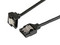 Cable interno SATA de 30cm, redondo, SATA III (6 Gb/s). Color negro.