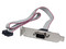 Adaptador de 40cm de Header Bracket Serial DB9 RS232 a IDC 10 Pines para Tarjeta Madre de bajo perfil.