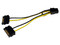 StarTech Cable Adaptador 15cm Alimentación SATA a Conector 6 Pines de Corriente de Tarjeta de Video