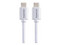 Cable ADATA de Conector USB-C a USB-C, 1m. Color Blanco.