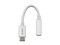 Adaptador Acteck Shift Plus AA405 de USB-C (M) a Jack 3.5mm (H), Color Blanco.