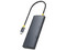 Hub USB Acteck Nexus Dock Pro AC-944601, USB Tipo C a HDMI 2.1, USB Tipo A 3.2, USB Tipo C, Lector SD y MicroSD. Color Plata.