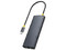 Hub USB Acteck Nexus Dock Pro AC-944618, USB Tipo C a HDMI 2.1, USB Tipo A 3.2, USB Tipo C, Lector SD y MicroSD, RJ-45. Color Plata.