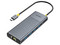 Hub USB Acteck Nexus Dock Pro AC-944625, USB Tipo C a HDMI 2.1, USB Tipo A 3.2, USB Tipo C, RJ-45. Color Plata.