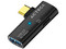 Adaptador OTG Acteck Gatex Nano AV410 USB Tipo A a Tipo C, 100W. Color Negro.