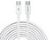 Cable de Datos Acteck AC-945158 USB Tipo C (M-M), 100W, 480Mbps, Longitud de 2m. Color Blanco.