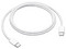 Cable USB Tipo C Apple Woven MQKJ3ZE/A, Longitud 1.0 m. Color Blanco.