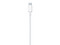 Cable USB-C a Lightning Apple, Longitud 1.0 m. Color Blanco.