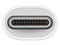 Adaptador Apple de USB-C a AV Digital, USB-C, HDMI, USB-A. Color Blanco.