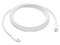 Cable Apple de Conector USB-C a USB-C, hasta 240W, 2m. Color Blanco.