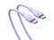 Cable USB Tipo C Baseus P10355702511-B3, Carga Rápida, 100W, 1.2m. Color Morado.