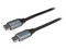 Cable de Datos, Batauro, USB-C Macho, Carga Rápida, 20 cm, Aluminio.