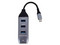 Adaptador Hub Batauro de USB-C a USB 3.0 y HDMI, Color Gris.