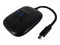 Adaptador Hub Batauro de USB-C a USB 3.0 y PD, Color negro.