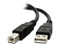 Cable Brobotix de USB-A 2.0 a USB tipo B de 4.5 metros, color negro.