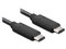 Cable BRobotix USB-C 3.0 (M-M), de 2m. Color Negro.