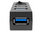 Docking Station Brobotix 4 en 1, USB-C (M), 4 Puertos USB Tipo A (H). Color Negro.