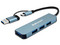 Hub USB BRobotix, Conector Dual USB-A y USB-C y 4 puertos USB 3.0.