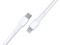 Cable BRobotix de Conector USB-C 3.0 a Lightning, 1m, Carga rápida. Color Blanco.