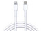 Cable BRobotix de Conector USB-C 3.0 a Lightning, 1m, Carga rápida. Color Blanco.