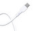 Cable BRobotix de Conector USB-C 3.0 a USB-C 3.0, Compatible con carga rápida, 1m. Color Blanco.