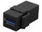 Adaptador BRobotix de USB Tipo A (H-H). Color Negro.