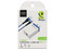 Kit de cargador y cable BRobotix de carga rápida, 1 puerto USB 3.0, 2.1A, Cable de 1m, USB Tipo-C. Color Blanco/Negro.