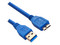 Cable BRobotix USB 3.0 a USB 3.0 Micro B (M-M) de 1m. Color Azul.