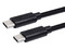 Cable de Datos CHOETECH, USB-C a USB-C (M-M), 3 M, 60W, 3Amp, Universal. Color Negro.