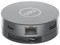 Adaptador Dell 6 en 1, USB-C, USB, HDMI, DP, RJ45, 8W. Color plata