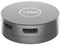 Adaptador Dell 6 en 1, USB-C, USB, HDMI, DP, RJ45, 8W. Color plata