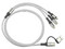 Cable USB Easy Line de USB-A/USB-C (M) a USB-C, Micro USB y Lighting (M), 1.2m. Color Blanco.