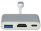 Adaptador Multipuerto Epcom de USB-C 3.1 A HDMI 4K, Admite Carga Rápida (PD).