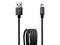 Cable de Datos FoxBox 8700-0002 USB Tipo C a USB Tipo A (M-M), Nylon Flex. Color Negro.