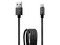 Cable de Datos FoxBox 8700-0001 USB a Lightning (M-M), Nylon Flex. Color Negro.