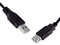 Cable de extensión Getttech USB A macho a USB A hembra de 1.5m. Color Negro.