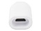 Adaptador Ezviz EZ-ADAP-USBC de Conector USB-C a Micro USB para panel solar CS-CMT-SOLARPANEL-C. Color Blanco.