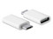 Adaptador Ezviz EZ-ADAP-USBC de Conector USB-C a Micro USB para panel solar CS-CMT-SOLARPANEL-C. Color Blanco.