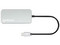 Docking Station 8 en 1 Manhattan con puertos de USB-C (Macho) a HDMI, USB Tipo C (Power Delivery), RJ-45, Tarjeta SD, MicroSD, 3.5mm y USB Tipo A (Hembras).