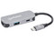 Docking Station Manhattan USB Tipo-C, con vídeo HDMI, Puerto USB. Color Plata.