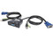 Switch KVM de 2 puertos USB con soporte de audio.