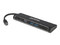 Adaptador Manhattan de USB-C a HDMI, VGA, USB 3.0, lector SD. Color negro.
