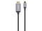 Cable Adaptador de Video Manhattan de USB Tipo C (Macho) a HDMI (Macho), 2m, 4K, Color Negro/Plateado.
