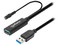 Cable de extensión Manhattan USB (M-H) de alta velocidad de 15m.